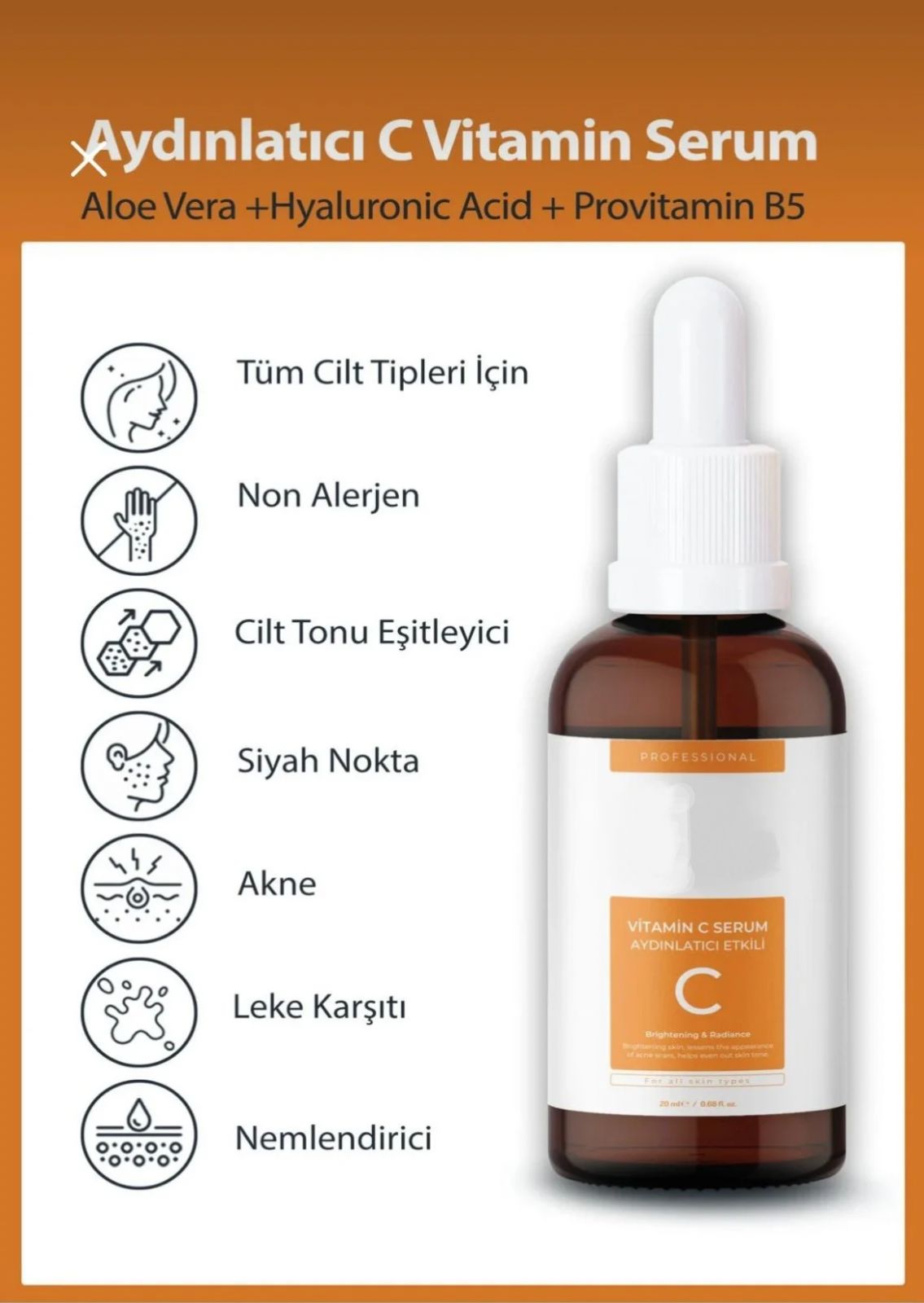 C Vitamini Bakım Serumu