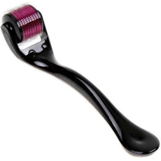 Dermaroller Titanyum Uçlu 540 Iğneli Derma Roller 1 mm Iğne Cilt Yüz Vücut Yenileme Masaj Aleti